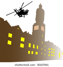 Illustration of city