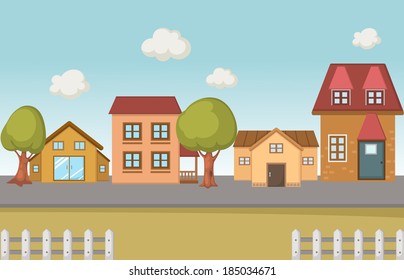 Illustration Of A City Scape