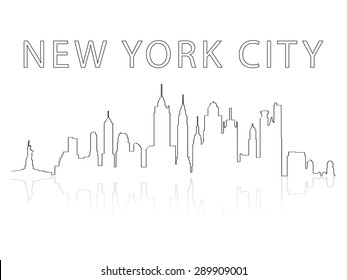 3,204 Ny skyline illustration Images, Stock Photos & Vectors | Shutterstock