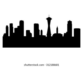 895 Seattle skyline black Images, Stock Photos & Vectors | Shutterstock