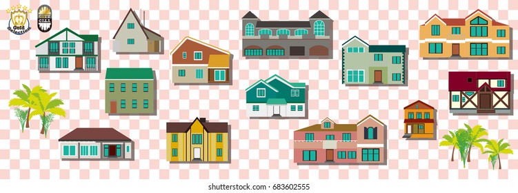 It is an illustration of the city. It is a vector illustration.