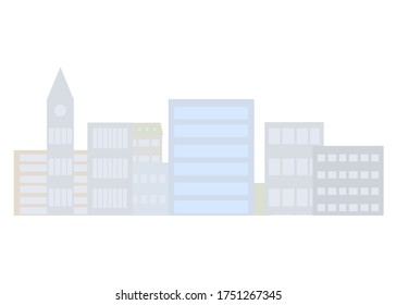 Illustration of city view. Tokyo