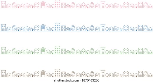 It is an illustration of the cityscape.
