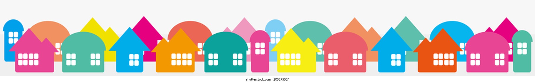 It is an illustration of the cityscape.