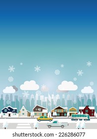 It is an illustration of the cityscape.