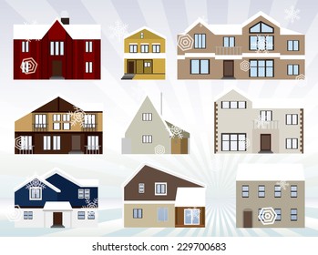 It is an illustration of the cityscape.