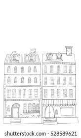 It is an illustration of the cityscape.