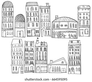 It is an illustration of the cityscape.