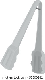 Illustration einer Lampe auf weißem Hintergrund