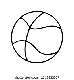 ilustração de uma bola de praia clássica.