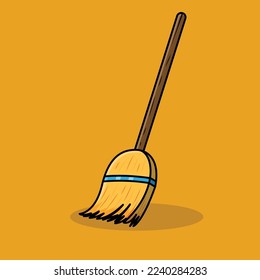 The Illustration of Classic Broom
