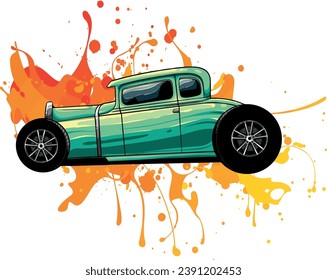 illustration of Classic Custom Rod Ca