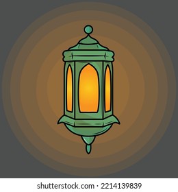 The Illustration of Classic Lantern