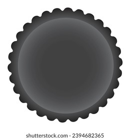 Illustration of a classic round pie pan