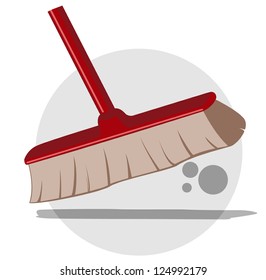 illustration of cleaning service image. Vector 4