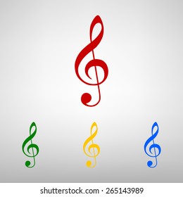 Illustration of a clef