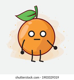 Ilustración del personaje vectorial de la caricatura de Clementine Orange