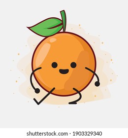 An illustration of Clementine Orange cartoon vector character