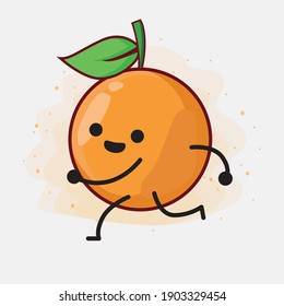 An illustration of Clementine Orange cartoon vector character