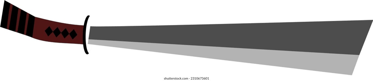 illustration and clip art of a sword isolated on white