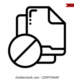 illustration of clipboard line icon