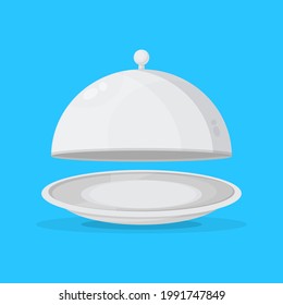 Illustration of a cloche restaurant icon