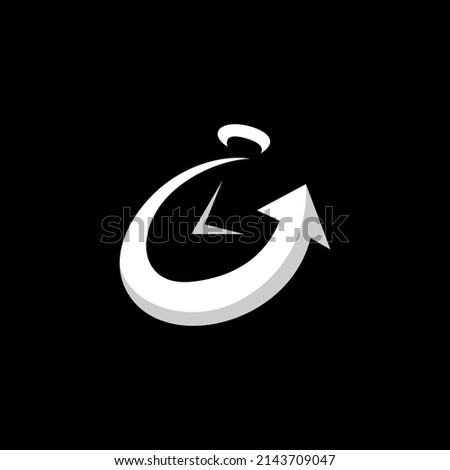 an illustration of a clock with arrows, which depicts the exchange of time, this usually occurs on a shift during employee hours
