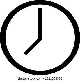 illustration of Clock, sticker, tshirt print, vector illustration