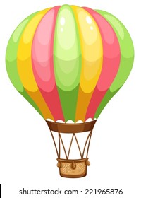 Illustration of a close up balloon