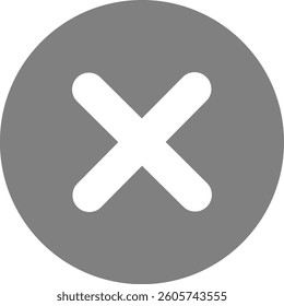 An illustration of the close button (cross icon).