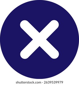 An illustration of the close button icon (cross mark).