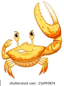 Ilustración de un cangrejo cerrado