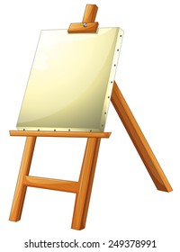 Ilustración de un caballete de cierre