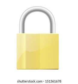 Illustration of a closed padlock