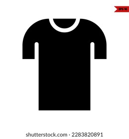 illustration of clothes glyph icon 