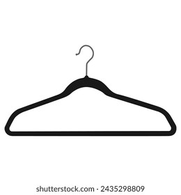 An illustration of a clothes hanger