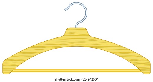 Illustration of the clothes hanger
