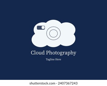 illustration cloud combine with  photography design