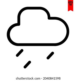ilustración del icono de diseño de nube