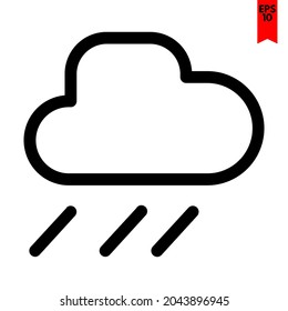 illustration of cloud design icon
