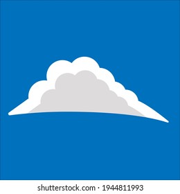 illustration of a cloud in a transparent background