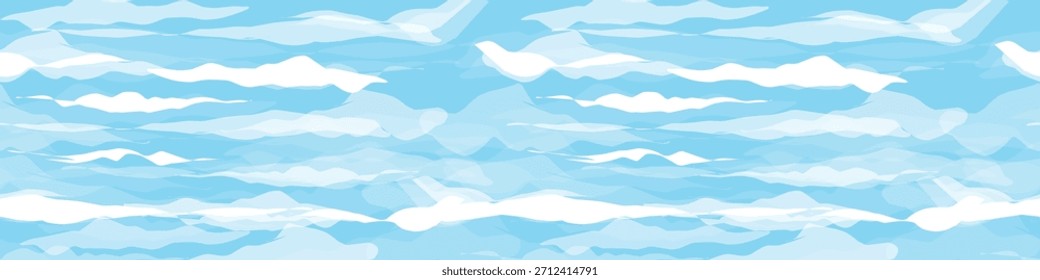Ilustración de cielo nublado y sol amarillo.eps