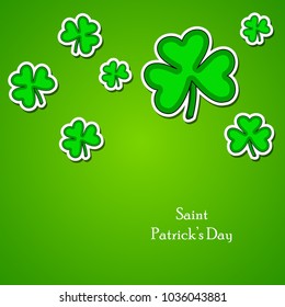 Illustration of Clover leaf for St. Patrick's Day