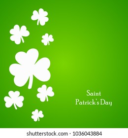 Illustration of Clover leaf for St. Patrick's Day