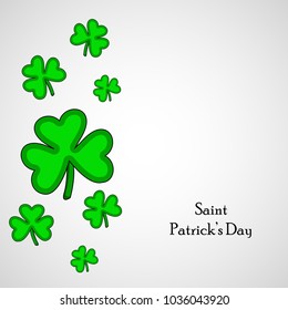 Illustration of Clover leaf for St. Patrick's Day