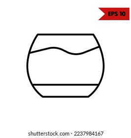 Ilustración del icono de la bebida de coco
