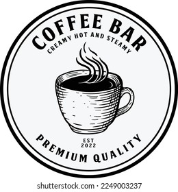 Illustration für Kaffeebar-Design