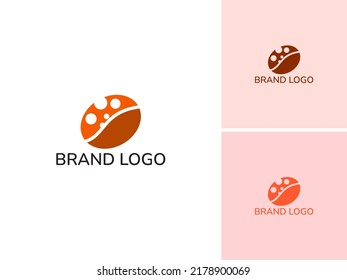 ILLUSTRATION COFFEE BEAN LOGO DESIGN VECTOR GOOD FOR COFFEE SHOP, BRAND COFFEE