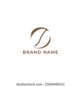 ILLUSTRATION COFFEE BEAN LOGO DESIGN TEMPLATE VECTOR GOOD FOR COFFEE SHOP, BRAND COFFEE