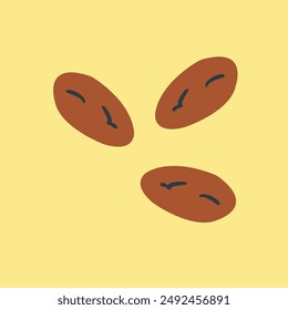 An illustration of coffee beans
